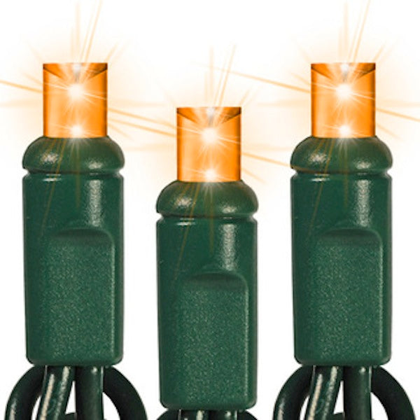 5MM LED Mini Lights on Green Wire - 50ct