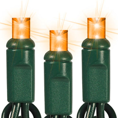 5MM LED Mini Lights on Green Wire - 70ct