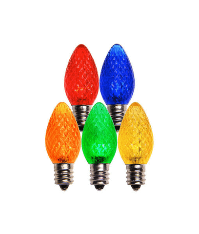 C7 Faceted LED Bulbs