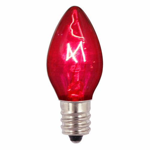 C7 5 Watt Transparent Bulbs