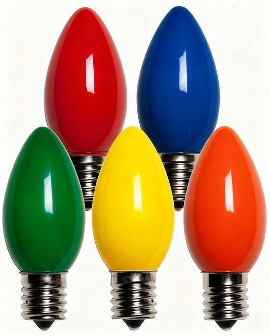 C9 7 Watt Ceramic Bulbs