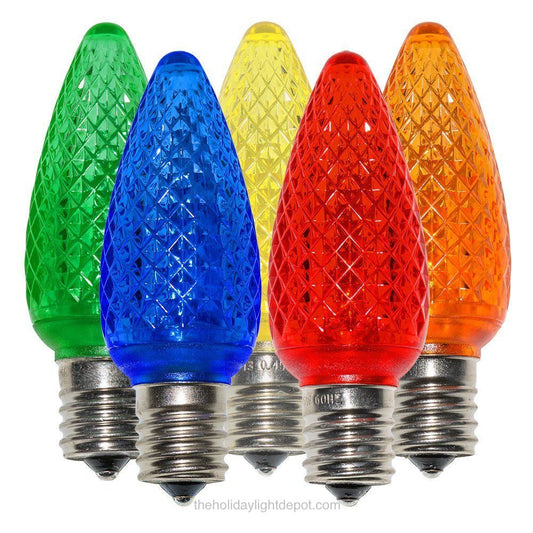 C9 Faceted LED Bulbs