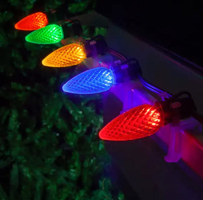 C9 Faceted LED Bulbs