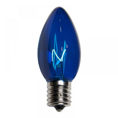 C9 7 Watt Incandescent Bulbs