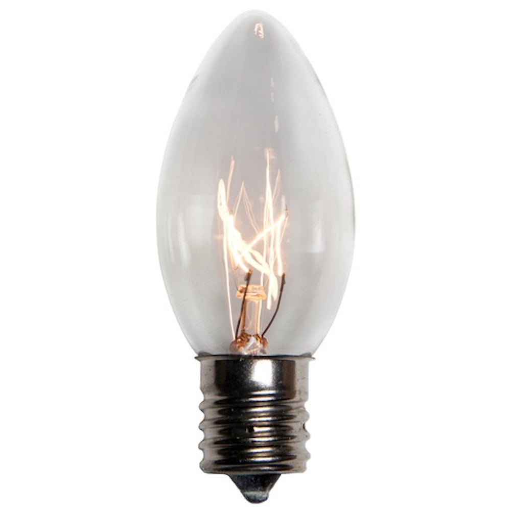 C9 7 Watt Incandescent Bulbs
