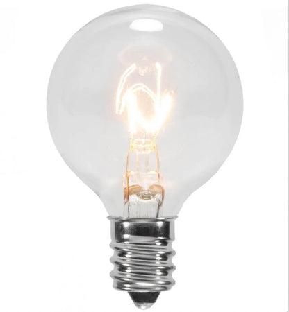 G40 5 Watt Incandescent Replacement Bulbs - Patio String Light Bulbs