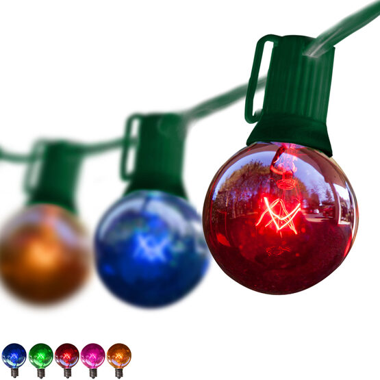 G40 5 Watt Incandescent Replacement Bulbs - Patio String Light Bulbs